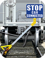 4015-02 Signs - Holders 
Clamp-On Insulated - For use near electrified third rails.  Sign Plate Not Included.