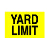 4115-34 Signs - Railyard 
Yard Limit - Aluminum 16" x 24" x .080"